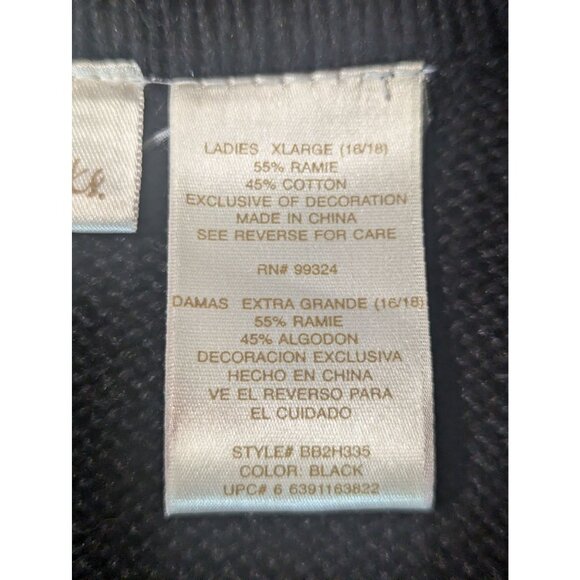 VTG Bobbie Brooks Winter Theme Sweater Vest Cardinals Embroidery & Beaded SZ XL - Picture 10 of 12